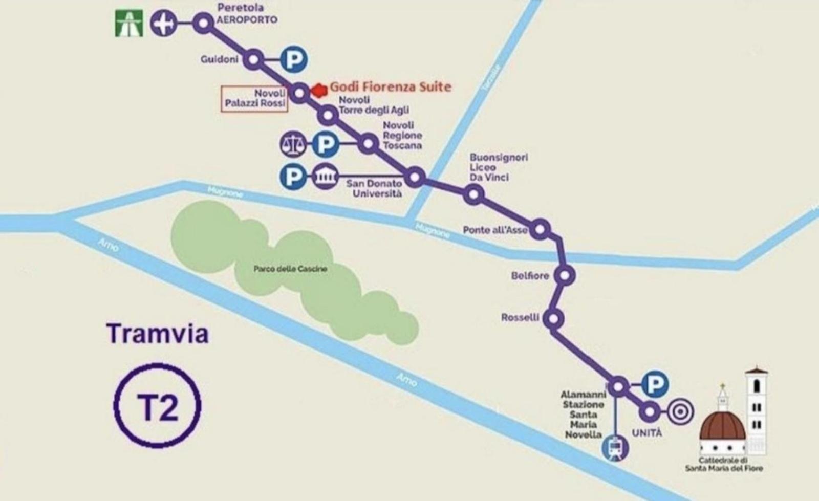 Godi Fiorenza Suite - Duomo A 15 Minuti E Aeroporto A 4 Minuti Con Tramvia T2 Florence Extérieur photo